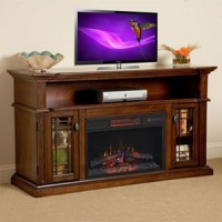 ChimneyFree Wallace Infrared Electric Fireplace Entertainment Center in Empire Cherry - 26MM1264-EPC - B00NNTMBUC